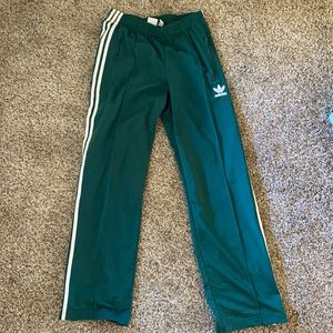 Green Adidas Track Pants